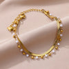 Imitation Pearls Fashion Anklet