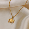 Creative Vintage Sun Pendant Necklace