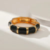 Fashion Bamboo Shape Bangle Cuff Bracelet