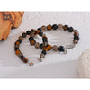 Natural Smoke Quartz Tiger Stone Beads Unisex Bracelet