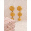 Round Long Drop Dangle Earring