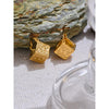 High Quality Metal Square Hollow Cast Earring