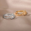 Zircon X-Curve Open Ring