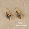 Exquisite Gold Water Drop Earring