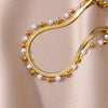 Imitation Pearls Fashion Anklet