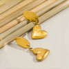 Elegant Heart Pendant Earring