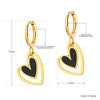 Double Heart Birthday Earring