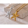 Starfish Pendant Rust Resistant Necklace