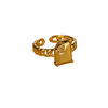 Cubic Design Aesthetic Wedding Ring