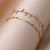 Bohemian Beads Chain Anklet