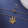 Collier avec pendentif avec armoiries ukrainiennes