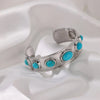 Bracelet tendance en turquoise 316L