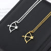 Bow & Arrow Pendant Necklace