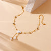 Circular Time Scale Golden Anklet