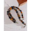 Natural Smoke Quartz Tiger Stone Beads Unisex Bracelet