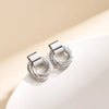 Multiple Retro Small Circle Stud Earring