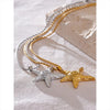 Starfish Pendant Rust Resistant Necklace