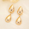 2024 New Two Layers Water Drop Hanging Earring