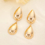 2024 New Two Layers Water Drop Hanging Earring