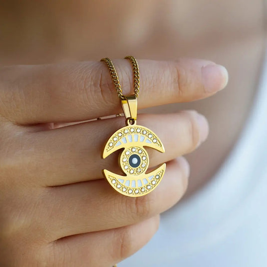 Collier pendentif Evil Eye II