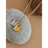 "You Deserve Loved Surely" Pendant Necklace