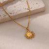 Creative Vintage Sun Pendant Necklace