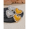 Heart Imitation Pearls Fashion Lover Earring