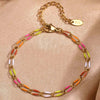 Bohemia Colorful Enamel Twisted Chain Bracelet