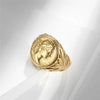 Vintage Roman Caesar Head Ring