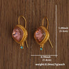 Beautiful Square Zircon Hook Earring