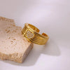 Vintage Textured Zircon Heart Ring