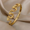 Gold Fashion Wave Bracelet