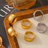 Zircon Wedding Bands Charm Couple Ring