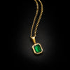 Emerald Cubic Zirconia Pendant Necklace