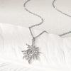 Whirlpool Sun Pendant Necklace