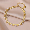 Imitation Pearls Fashion Anklet