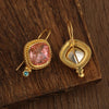 Beautiful Square Zircon Hook Earring