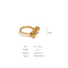 Minimalist Bague Acier Rope Ring