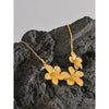 Collier pendentif attrayant avec fleur