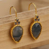 Exquisite Gold Water Drop Earring