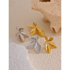 Bright Leaves Flower Stud Earring