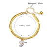 Zircon Crystal Pendant Anklet