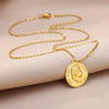 Portrait Queen Coin Necklace