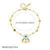 Circular Time Scale Golden Anklet