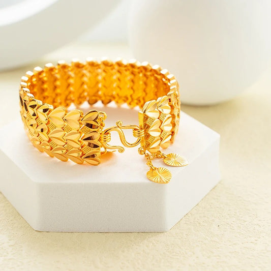 Buckle Heart Shape Creative Fashion Women Bracelet