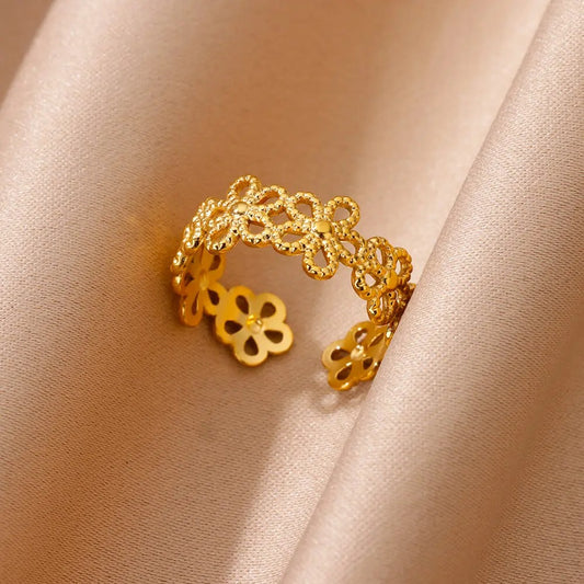 Multi-layer Flower Ring