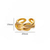 Fashion Zircon Infinity Symbol Ring