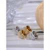 Shiny Zirconia Love Double Face Heart Earring