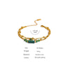 Malachite Stone Green Handmade Multi Layer Bracelet