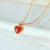 Heart Pendant Clavicle Necklace